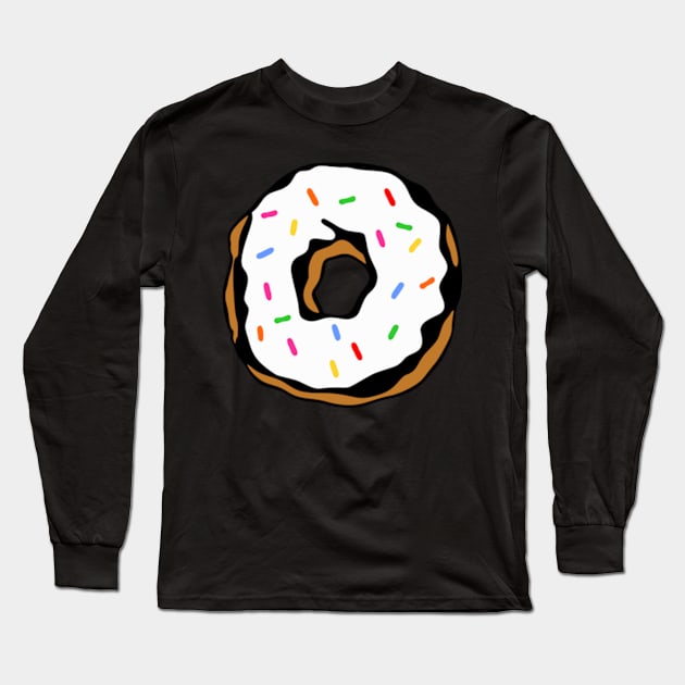 Donut Pop Art Long Sleeve T-Shirt by ArtFactoryAI